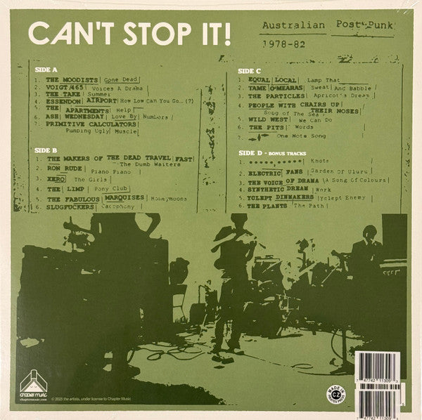 Various : Can't Stop It! Australian Post-Punk 1978-82 (2xLP, Comp, Dlx, Ltd, RE, Gre)