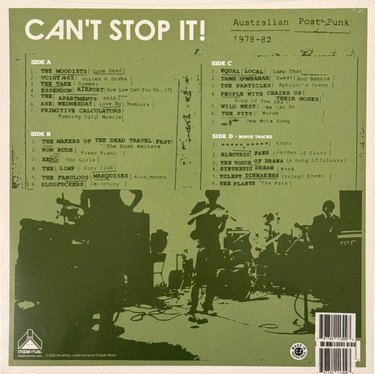 Various : Can't Stop It! Australian Post-Punk 1978-82 (2xLP, Comp, Dlx, Ltd, RE, Gre)