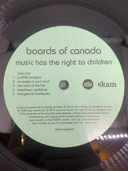 Boards Of Canada : Music Has The Right To Children (2xLP, Album, RE, Gat)