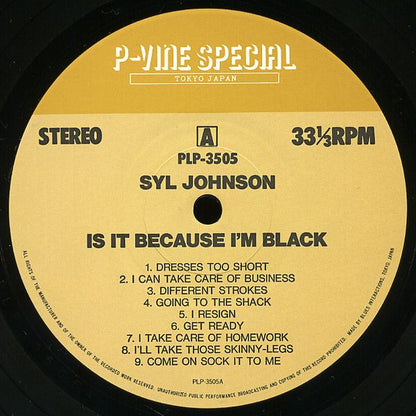 Syl Johnson : Is It Because I'm Black (LP, Comp)