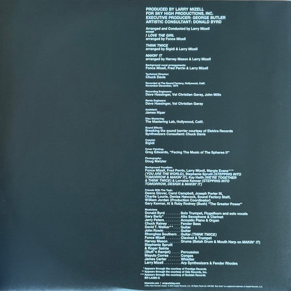 Donald Byrd : Stepping Into Tomorrow (LP, Album, RE)