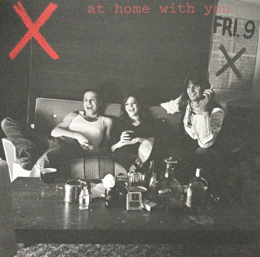 X (10) : At Home With You (LP, Album, RE)