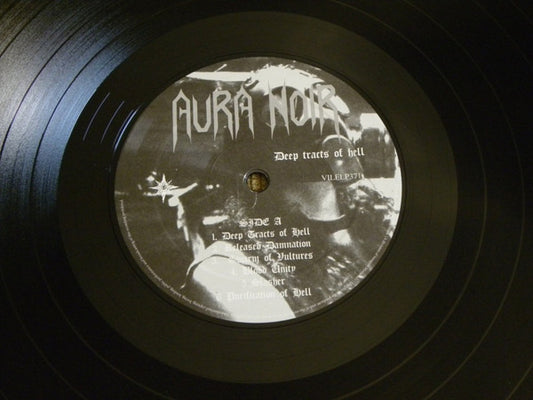 Aura Noir : Deep Tracts Of Hell (LP, Album, Ltd, RE, RM)