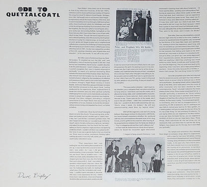 Dave Bixby : Ode To Quetzalcoatl (LP, Album, RE, RM)