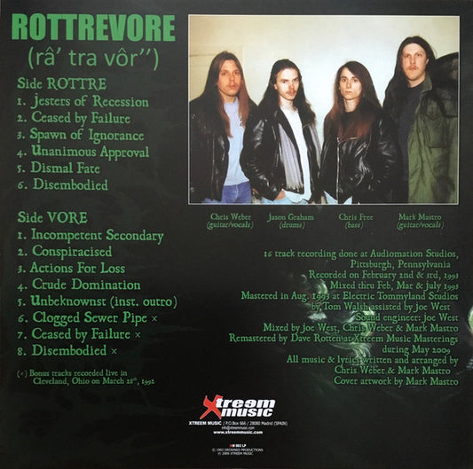 Rottrevore :  Iniquitous (LP, Album, Ltd, RE, RM)