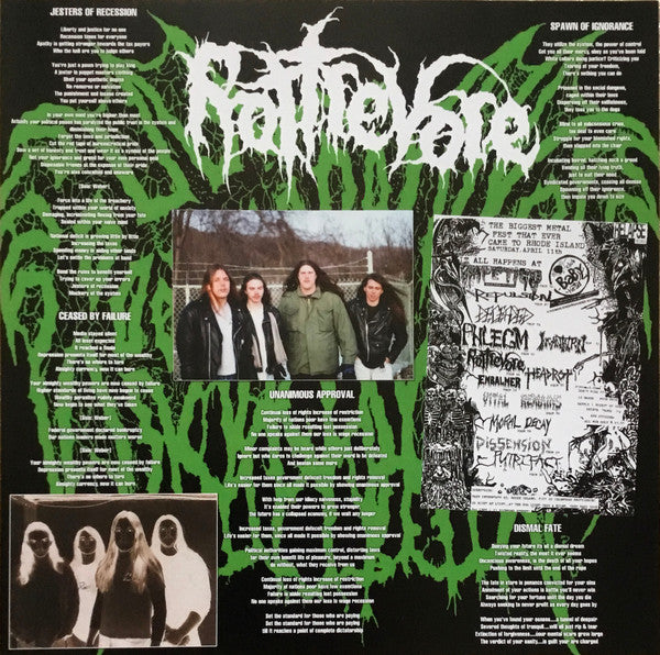 Rottrevore :  Iniquitous (LP, Album, Ltd, RE, RM)
