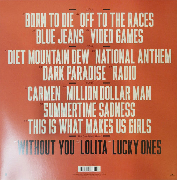Lana Del Rey : Born To Die (2xLP, Album, Dlx, RE, GZ )