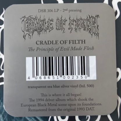 Cradle Of Filth : The Principle Of Evil Made Flesh (LP, Album, Ltd, RE, RM, RP, Blu)