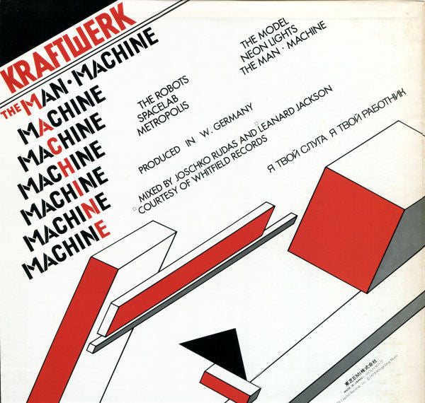 Kraftwerk = クラフトワーク* : The Man·Machine = 人間解体 (LP, Album)