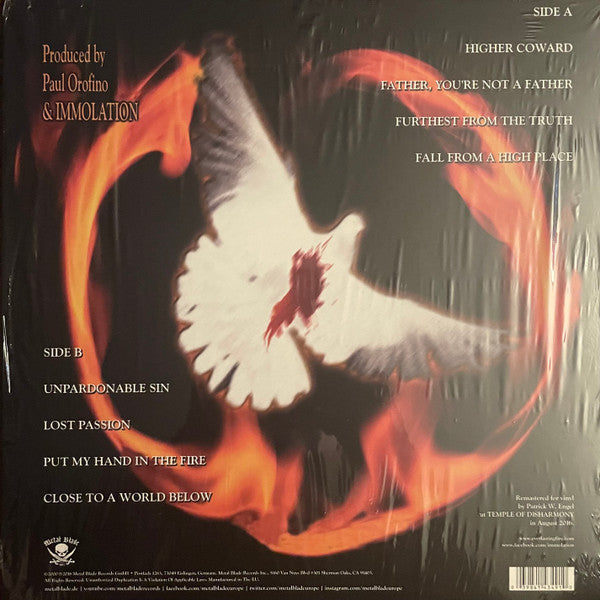 Immolation : Close To A World Below (LP, Album, Ltd, RE, RM, Fie)