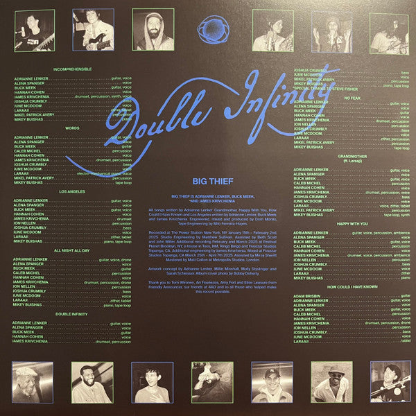 Big Thief : Double Infinity (LP, Album, Ltd, Gre)