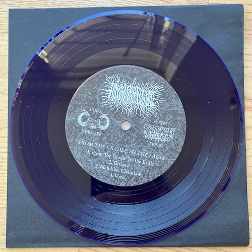 Human Corpse Abuse / Mortify (10) : From The Cradle To The Ladle / Rotting And Plotting (7", EP, Ltd, Pur)