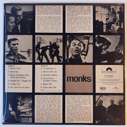 Monks* : Black Monk Time (LP, Album, RE, 180)