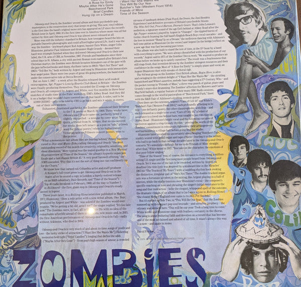 The Zombies : Odessey And Oracle (LP, Album, Mono, RE, RM)