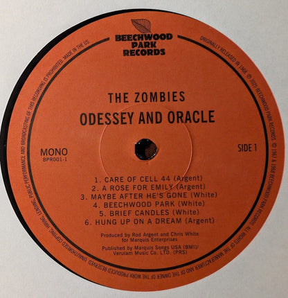 The Zombies : Odessey And Oracle (LP, Album, Mono, RE, RM)