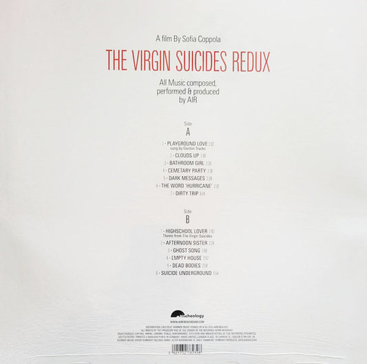 AIR : The Virgin Suicides Redux (LP, Album, RE, RM)