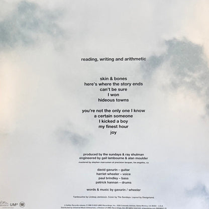 The Sundays : Reading, Writing And Arithmetic (LP, Album, RE, RM, 140)