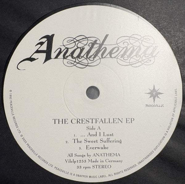 Anathema : The Crestfallen EP (12", EP, RE, RM)