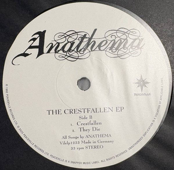Anathema : The Crestfallen EP (12", EP, RE, RM)