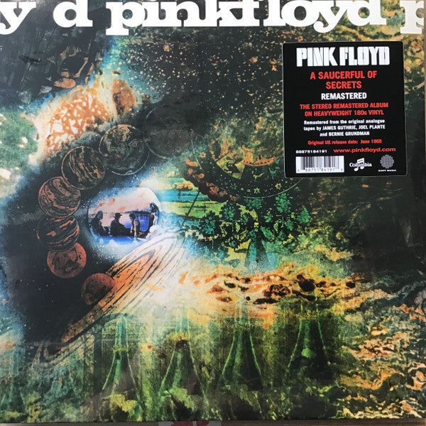 Pink Floyd : A Saucerful Of Secrets (LP, Album, RE, RM, 180)