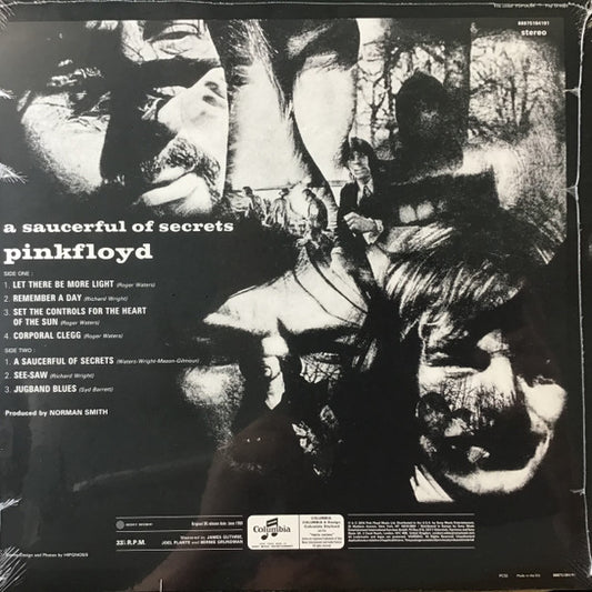 Pink Floyd : A Saucerful Of Secrets (LP, Album, RE, RM, 180)