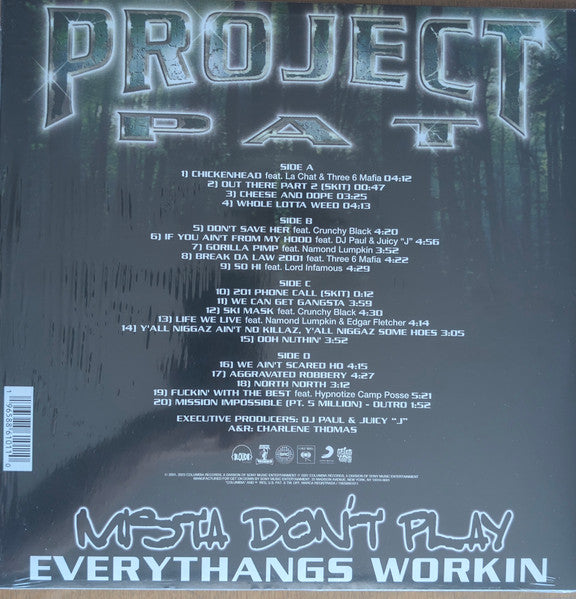 Project Pat : Mista Don't Play (Everythangs Workin) (2xLP, Album, RE, Dar)