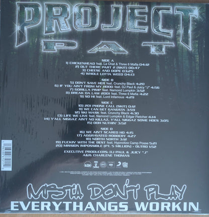 Project Pat : Mista Don't Play (Everythangs Workin) (2xLP, Album, RE, Dar)