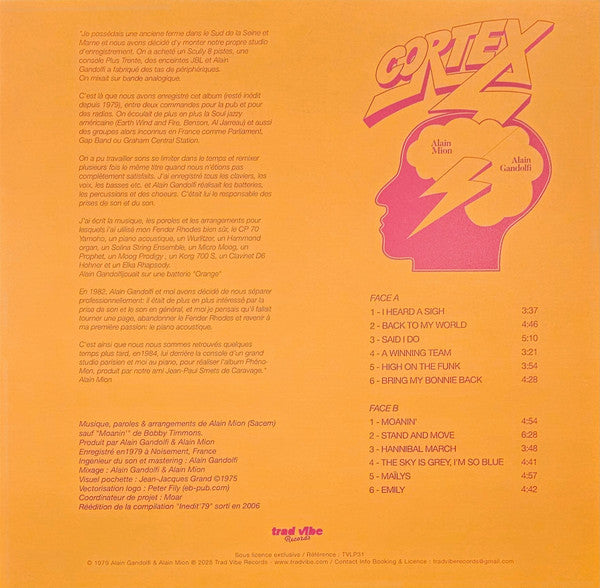 Cortex (6) : Alain Mion Alain Gandolfi (LP, RE)
