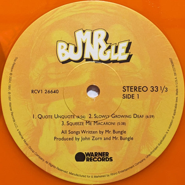 Mr. Bungle : Mr. Bungle (2xLP, Album, RE, RM, Gat)