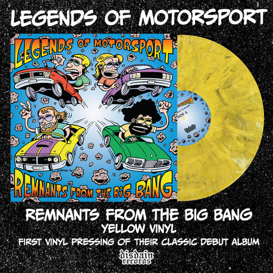 Legends Of Motorsport : Remnants From The Big Bang (LP, Ltd, RM, Yel)