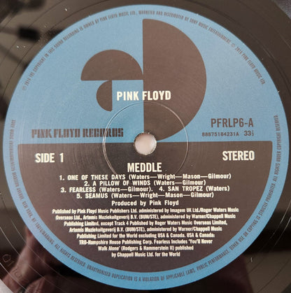 Pink Floyd : Meddle (LP, Album, RE, RM, Gat)