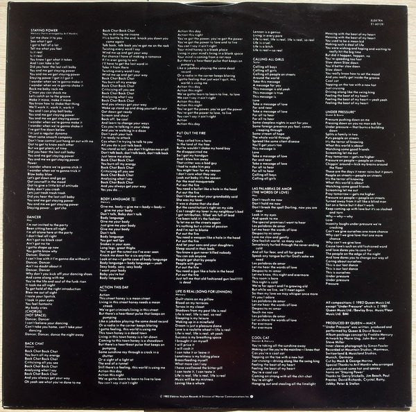 Queen : Hot Space (LP, Album)