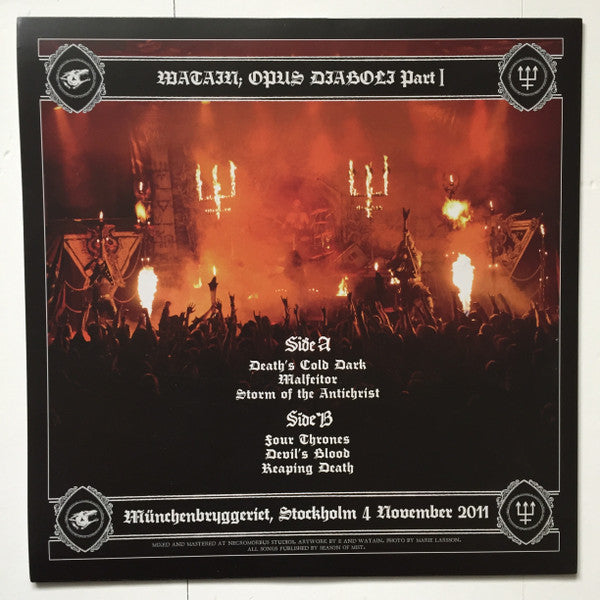 Watain : Opus Diaboli (2xLP + 2xCD, Album + DVD-V + Box, Ltd)
