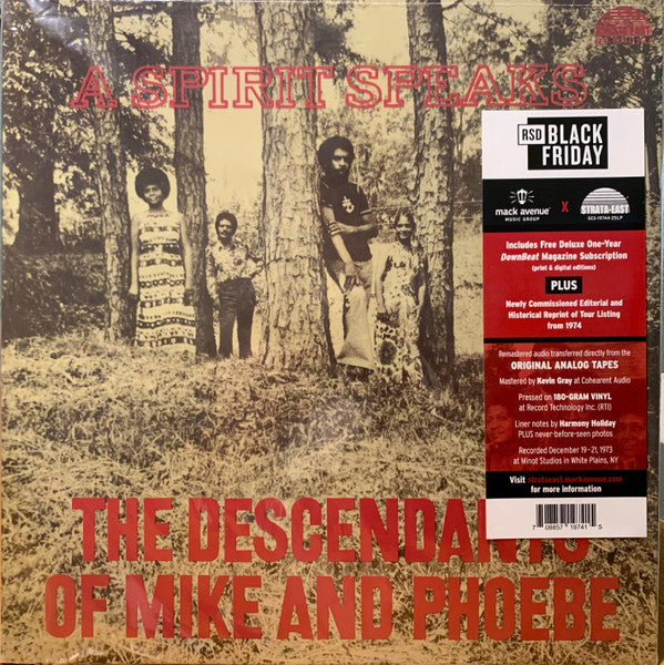 The Descendants Of Mike And Phoebe : A Spirit Speaks (LP, Album, RSD, RE, RM, Gat)