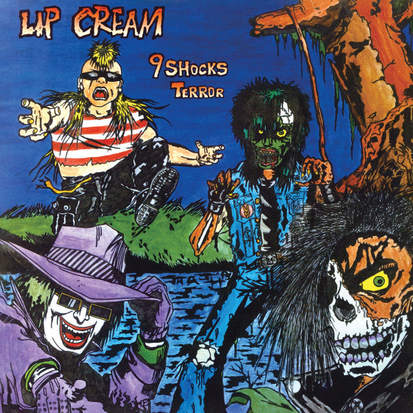 Lip Cream* : 9 Shocks Terror (12", MiniAlbum, RE, Blu)