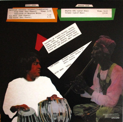 Don Cherry / Latif Khan* : Music / Sangam (LP, Album, RE, RM)