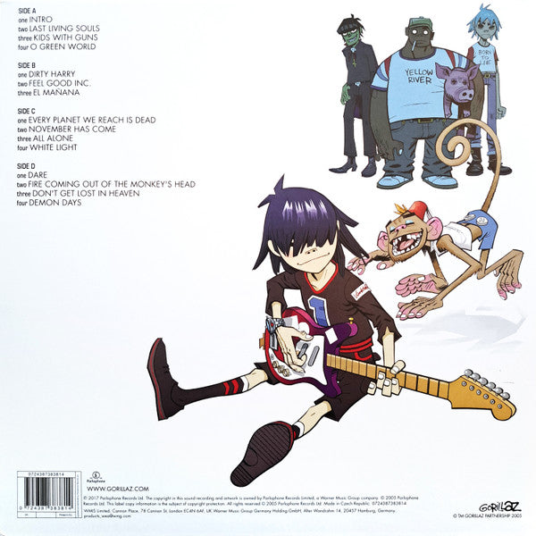 Gorillaz : Demon Days (2xLP, Album, RE, RP, Gat)