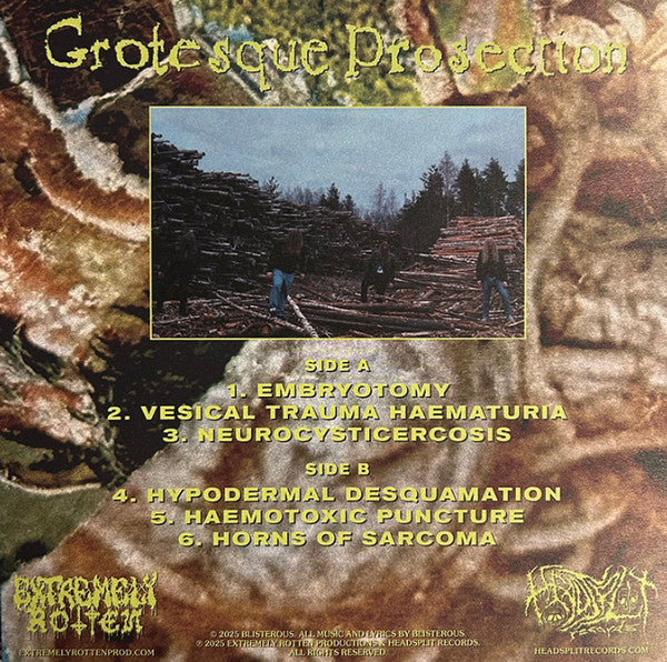 Blisterous : Grotesque Prosection (7", EP)
