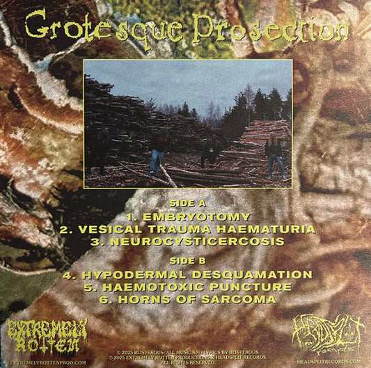 Blisterous : Grotesque Prosection (7", EP)