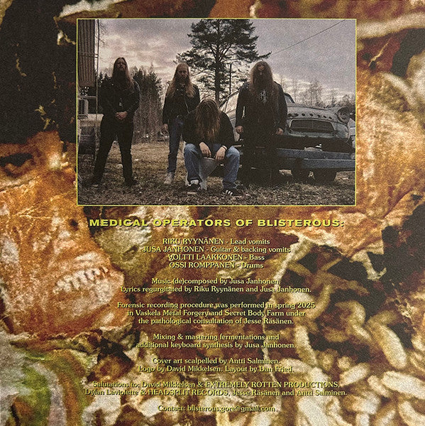 Blisterous : Grotesque Prosection (7", EP)