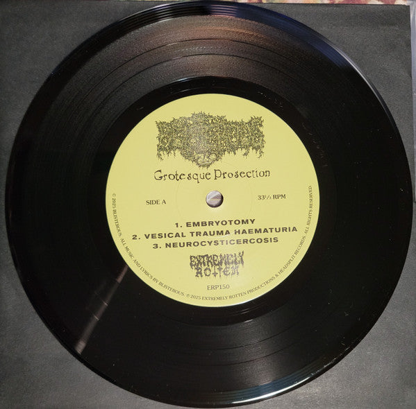 Blisterous : Grotesque Prosection (7", EP)
