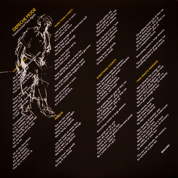 Depeche Mode : Construction Time Again (LP, Album, RE, RM, Gat)
