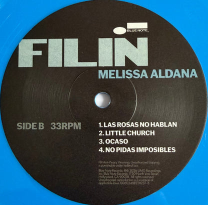 Melissa Aldana : Filin (LP, Album, Blu)