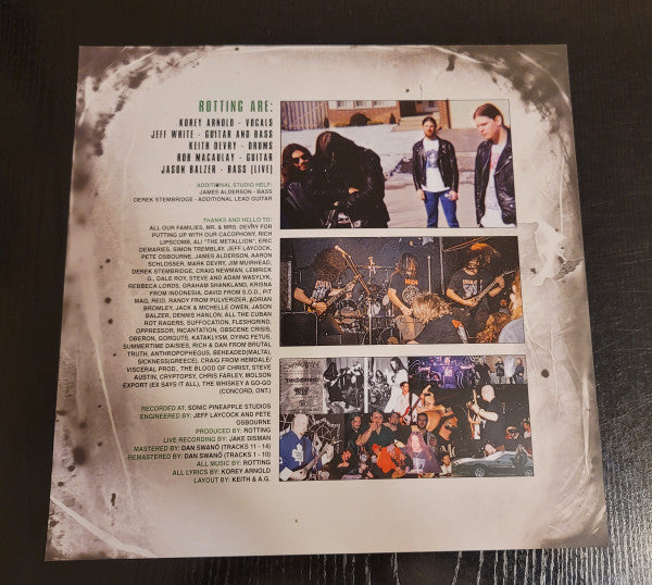 Rotting : Crushed (LP, Album, Ltd, RE, RM, RP, Clo)