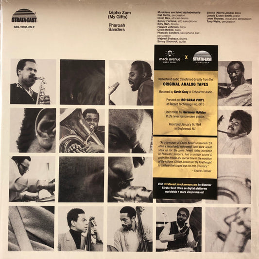 Pharoah Sanders : Izipho Zam (My Gifts) (LP, Album, RE, RM, Gat)
