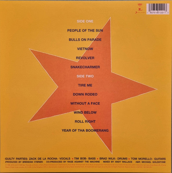 Rage Against The Machine : Evil Empire (LP, Album, RE)