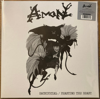 Amon (18) : Sacrificial / Feasting The Beast (LP, Comp, Ltd, RE, RM, RP, 4th)