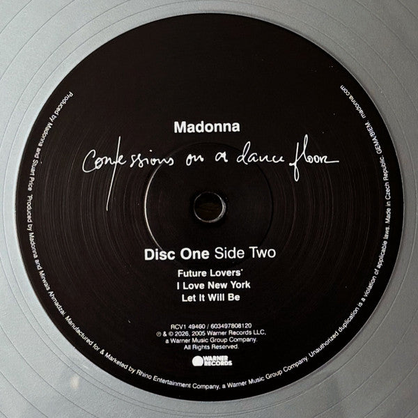 Madonna : Confessions On A Dance Floor (2xLP, Album, Ltd, P/Mixed, RE, Sil)