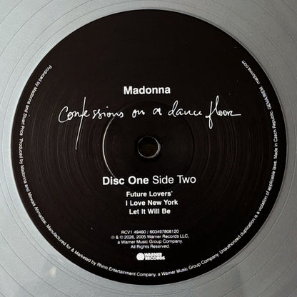Madonna : Confessions On A Dance Floor (2xLP, Album, Ltd, P/Mixed, RE, Sil)