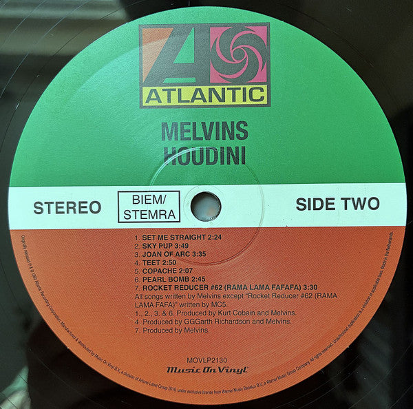 Melvins : Houdini (LP, Album, RE)